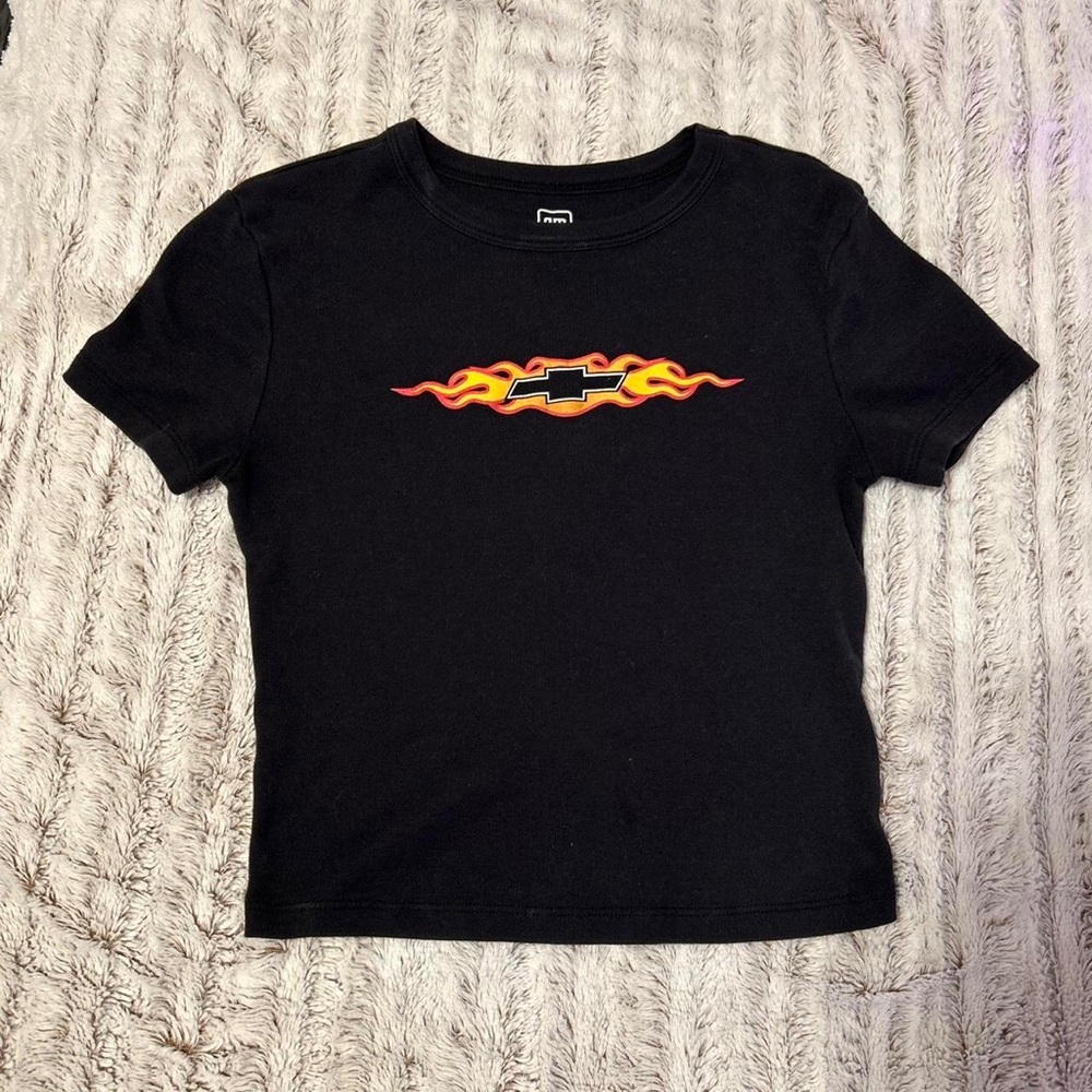 Black Flame Graphic Kids T-Shirt